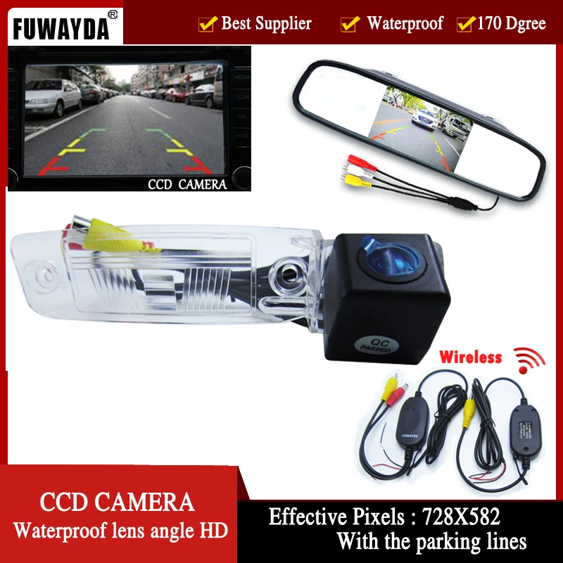 Камера заднего вида FUWAYDA для KIA SPORTAGE R 2010 2014 4 3 дюйма|camera for kia sportage|rear view camerawaterproof rear