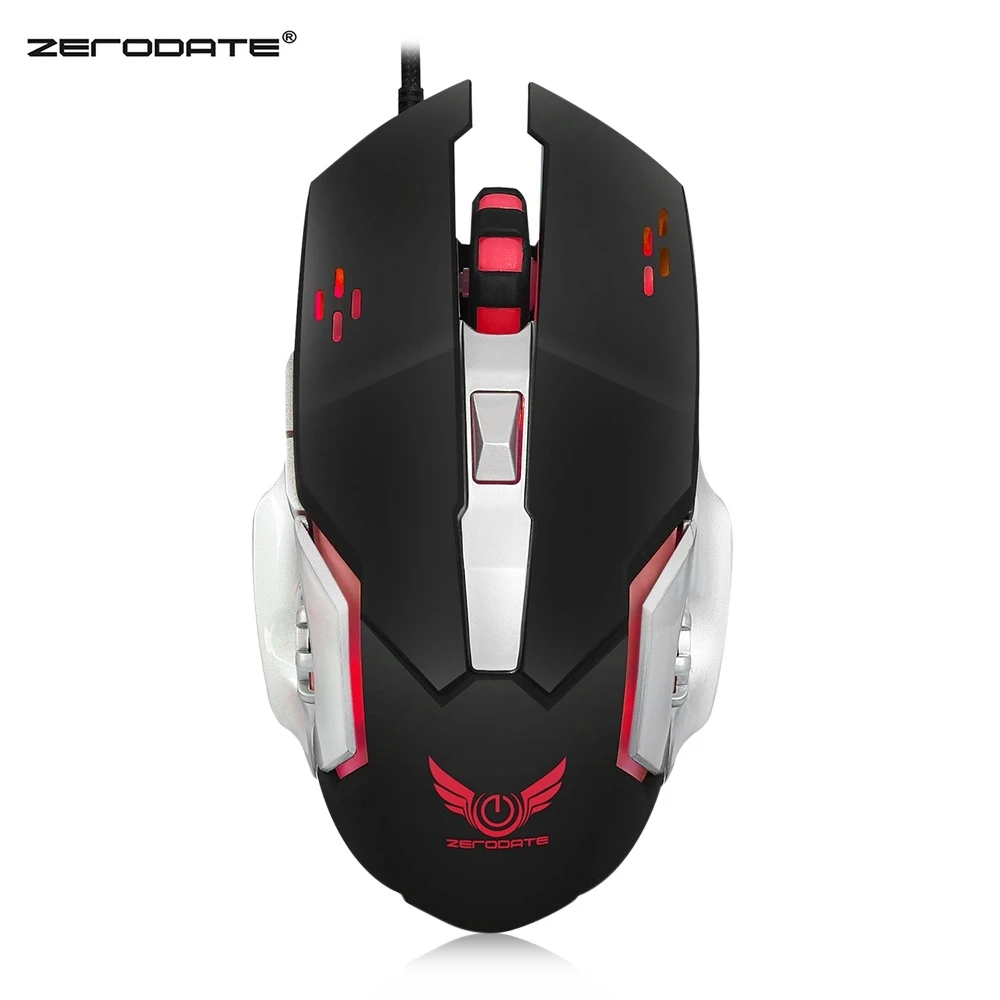 Игровая мышка 3200 точек на дюйм регулируемый компьютер оптический светодио дный