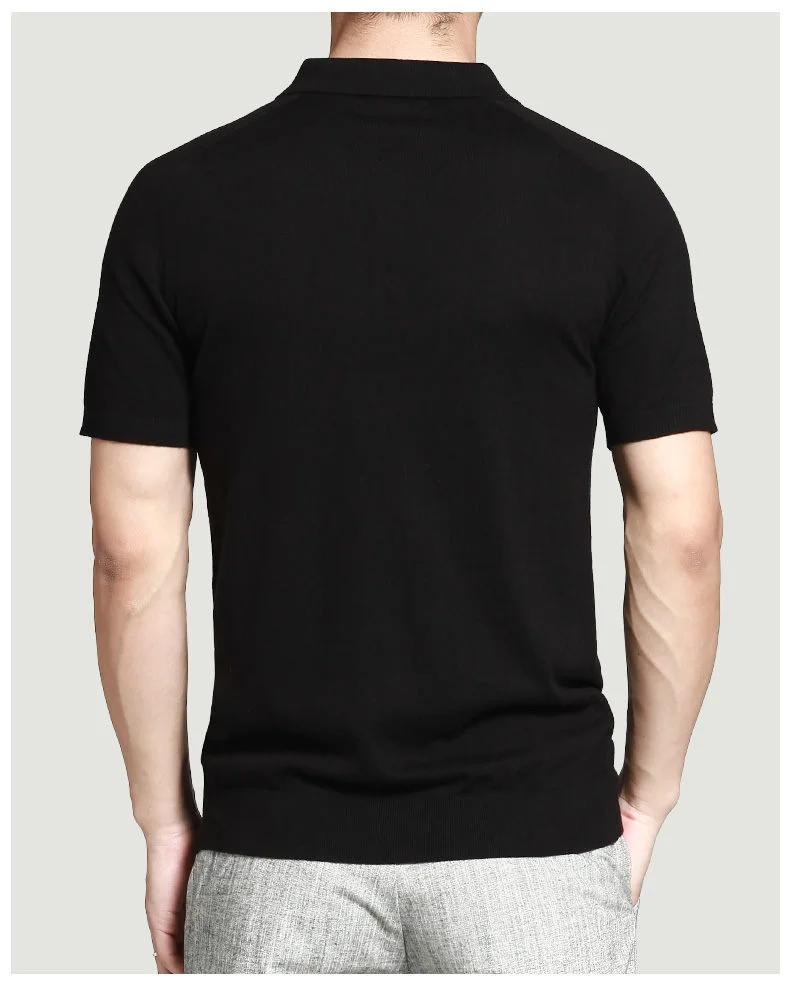 10colors summer mens polo sweaters Simple style cotton knitted short male pullovers top tees breathable 4XL Muls brand rl-7626-3