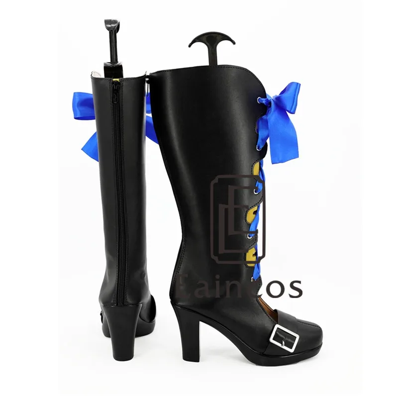 Anime Black Butler Ciel, zapatos de crucero de lujo para Cosplay, botas  negras hechas a medida|zapatos| - AliExpress