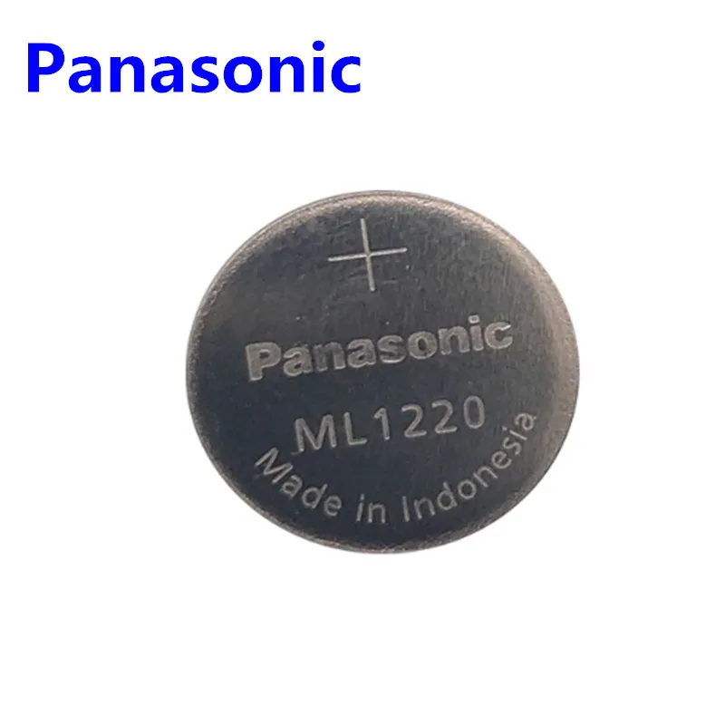 2 шт./партия Panasonic ML1220 3 V ML 1220 перезаряжаемый CMOS RTC BIOS резервная Кнопка сотового монета батареи