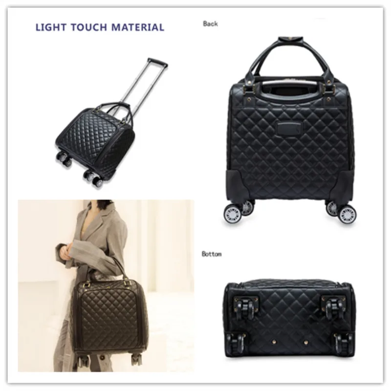 D'affaires Chariot Sac Coréen Femmes Et 16 De Portable Bagages Voyage Hommes Pu red D'embarquement Black Caisse Pouces Sac Mode green xFIwaY