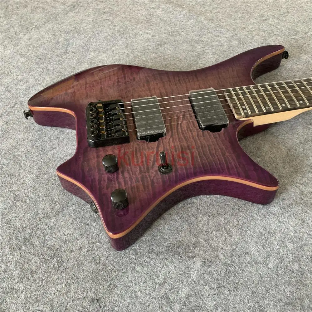 Madonna Ciccone Style Noble Tigre Violet Guitare Electrique 24 Caractere Guitare Cadeau D Anniversaire A Des Amis Guitare De Voyage Aliexpress