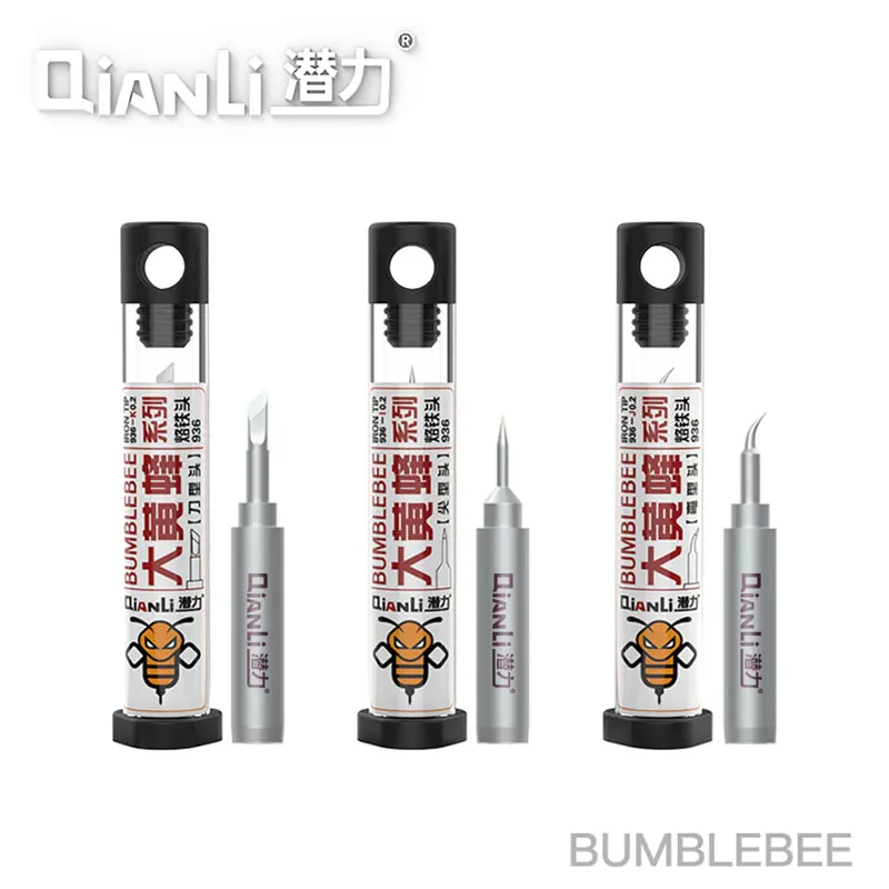 

3Pcs/Lot Qianli 936 Universal Soldering Iron Head Tip Durable lead-free Welding Tip with K J I Model