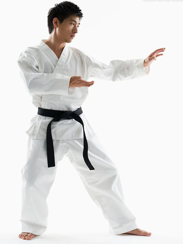 White 100 Cotton Karate Uniform Karate Training Suit High Quality