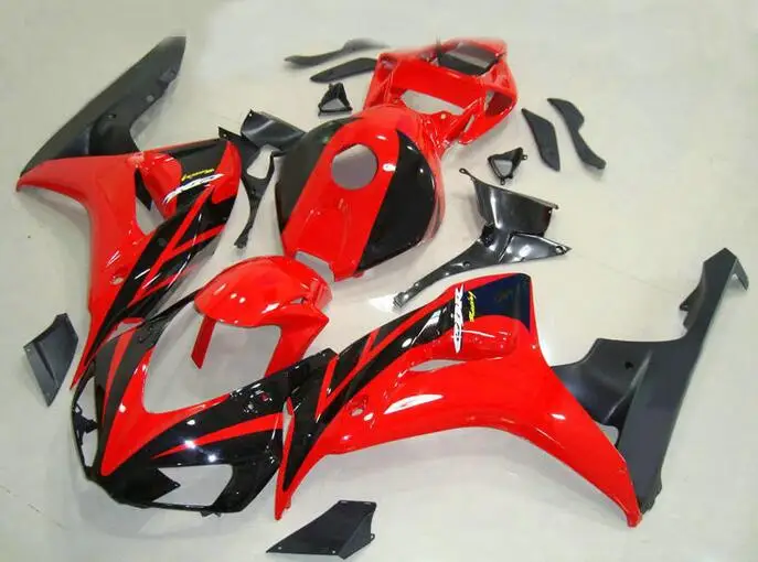 

New ABS motorcycle Bodywork fairing kit 100% Fit for Honda CBR1000RR 06 07 fairings parts CBR 1000 RR 2006 2007 glossy red black