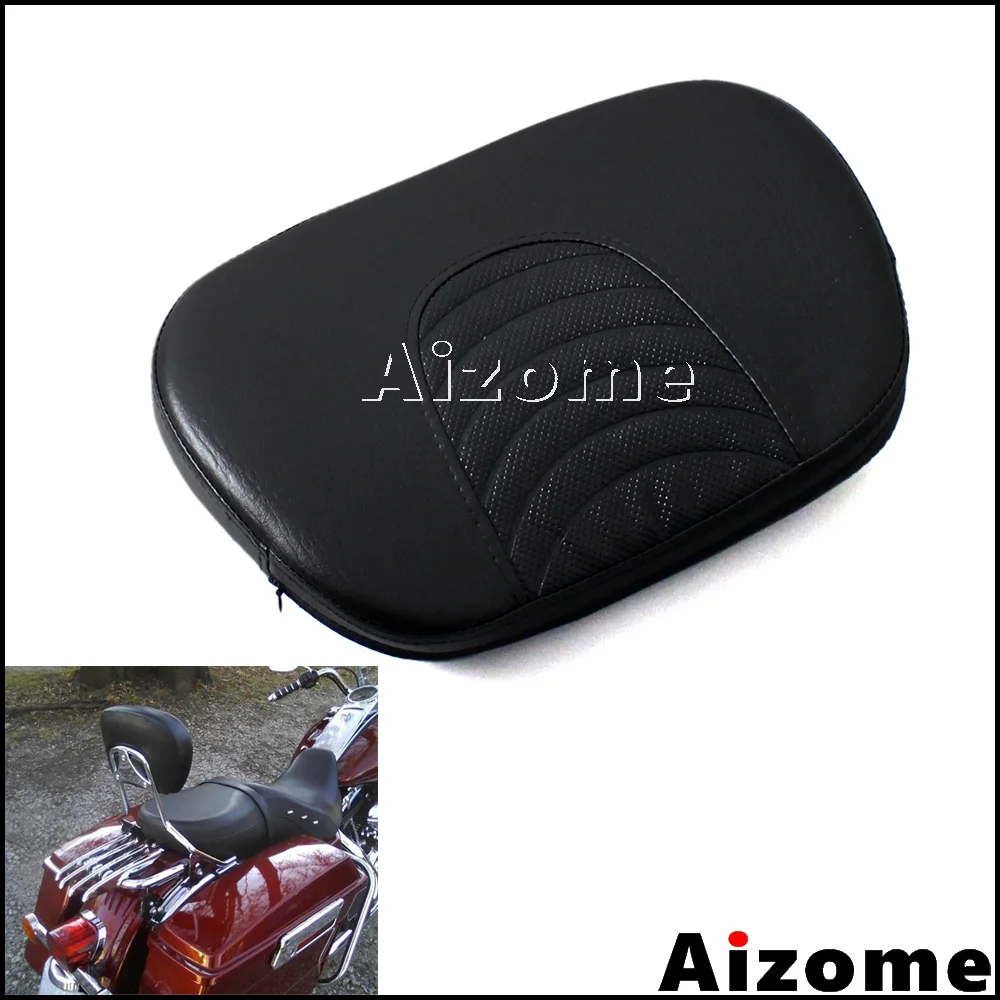 Detachable Sissy Bar Backrest Seat Pad Passenger Seat Cushion For