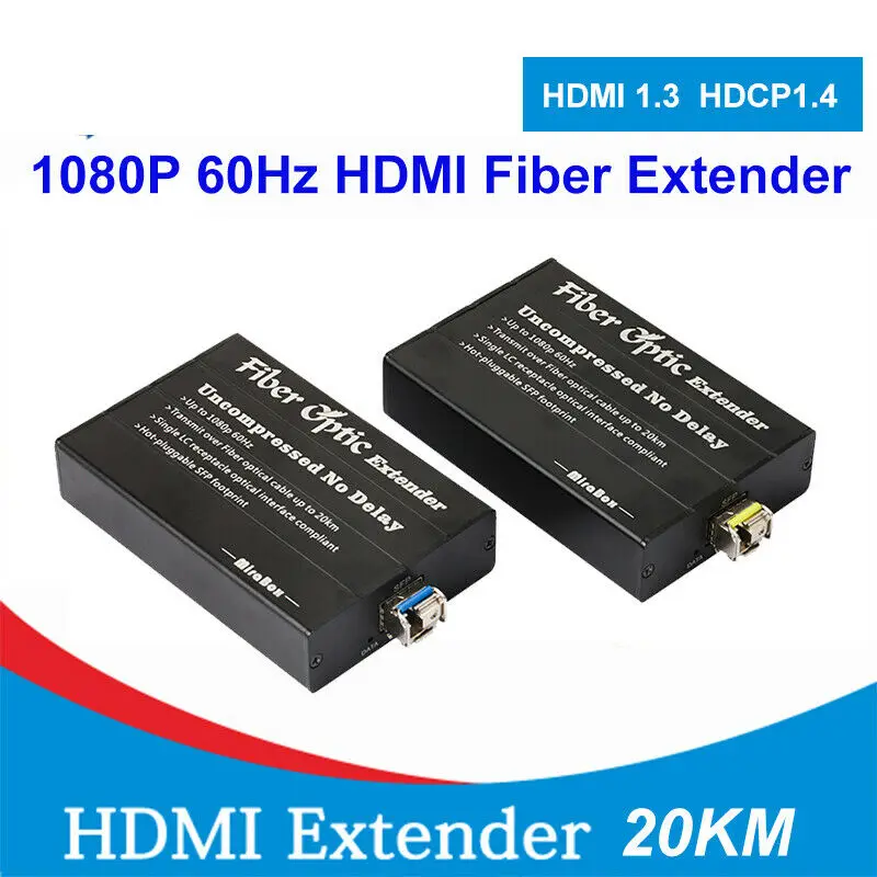 

HSV351 HDMI Optical Fiber Extender 1080P No Delay Lossless HDMI Over IP Extender