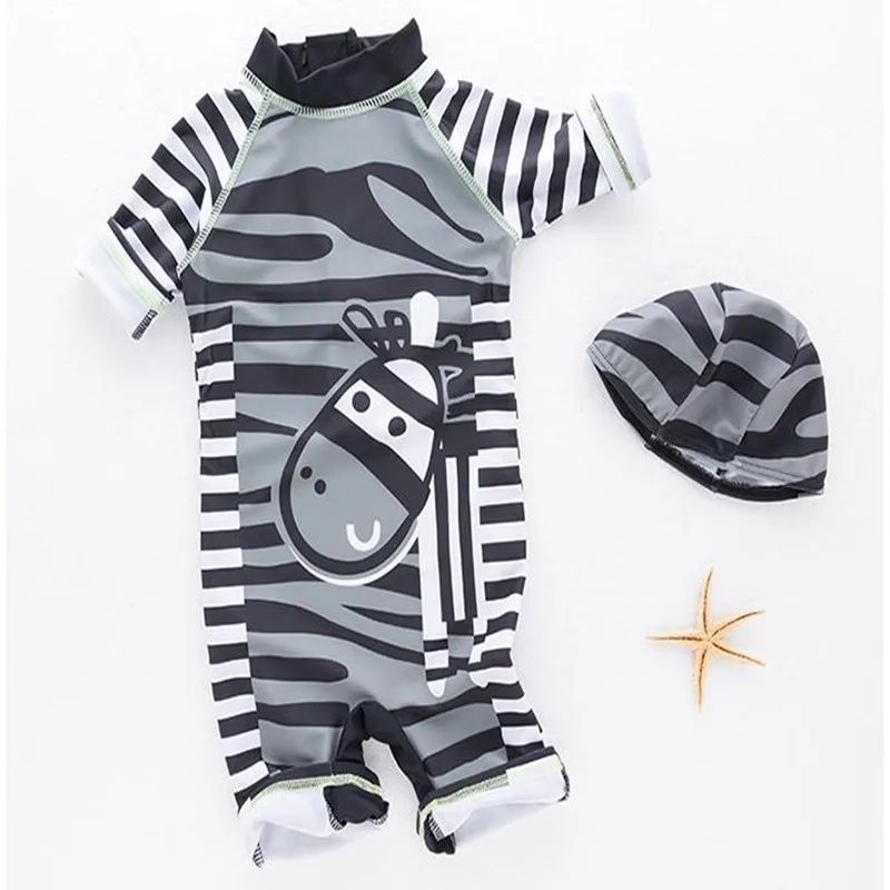 baby boy swim romper