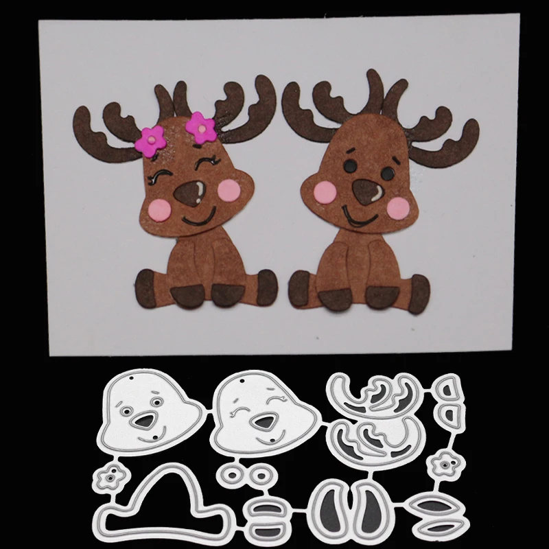 

Estel Deer Frame Stitch Metal Steel Cutting Die Embossing Knife Mold Stencil for DIY Scrapbooking Album Mail/Greeting Card