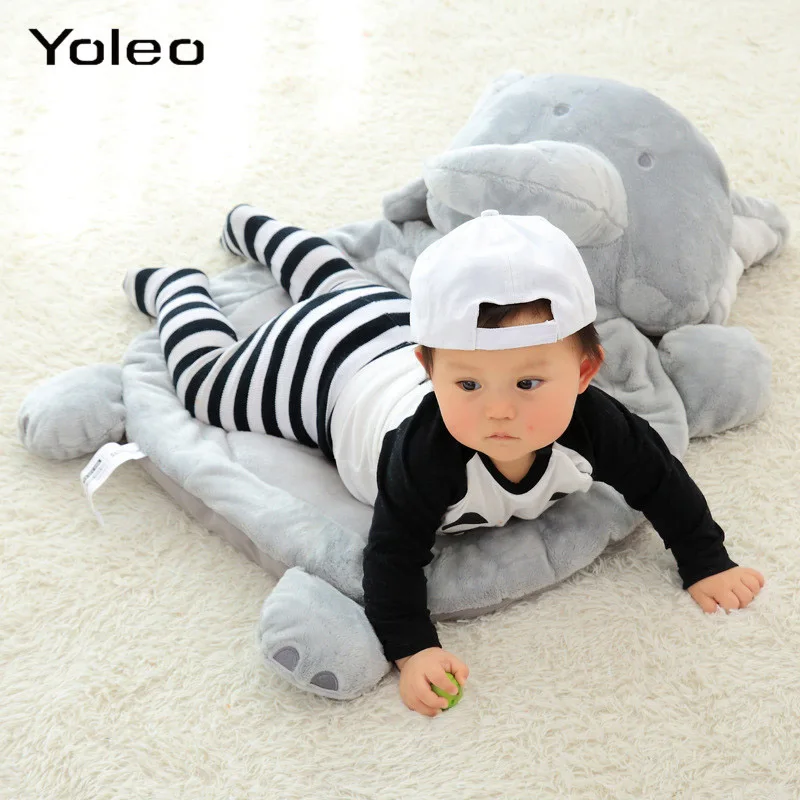 

Baby Play Mats Baby Climbing Carpet Newborn Infant Animal Play Mats Soft Sleeping Mat Cotton Elephant Fox Carpet Baby Gift