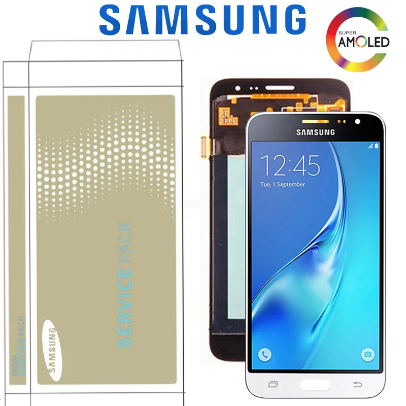 

Original 5.0'' AMOLED Display For Samsung Galaxy J3 2016 J320 J320F J320M J320Y LCD With Touch Screen Assembly Replacement