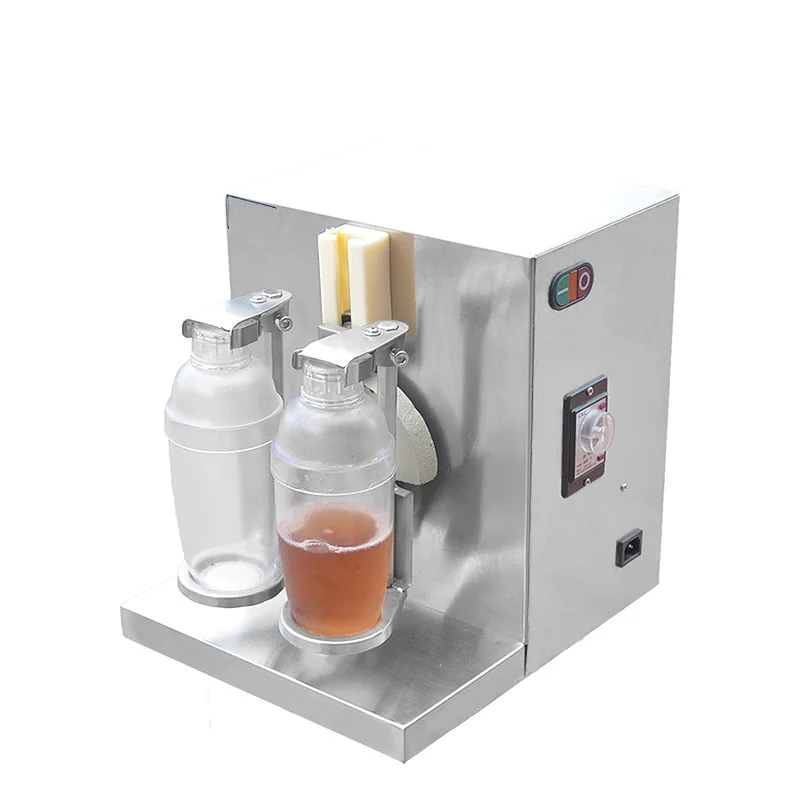 Stainless Steel 2 Head Shaking 360 Degree Swing Double Head Milk Shaker