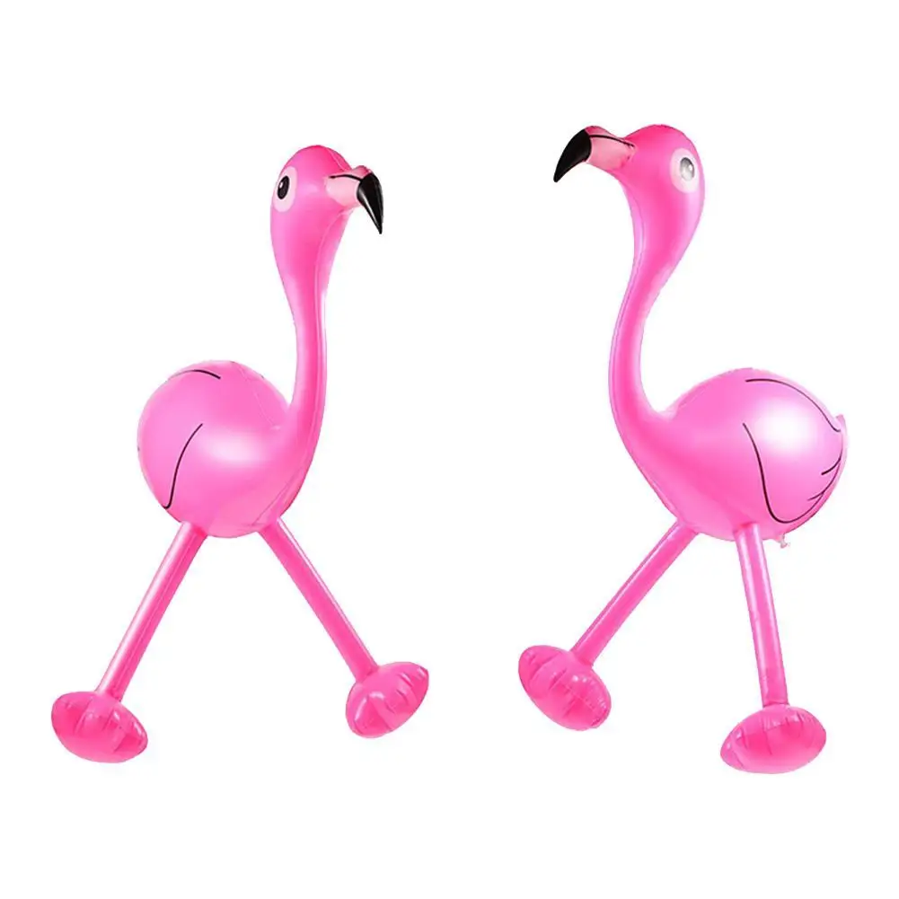 

Novelty Pink Flamingo Inflatable Dolls Pool Float Swimming Ring Luau Party Decoration For Carnival Party Kids Bathing Toys