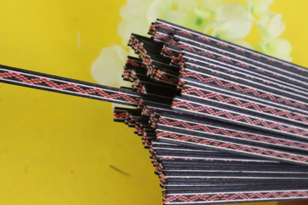25 полосок Luthier Purfling инкрустация Marquetry 640x5x1 0 мм запчасти для гитары #79m|Детали и
