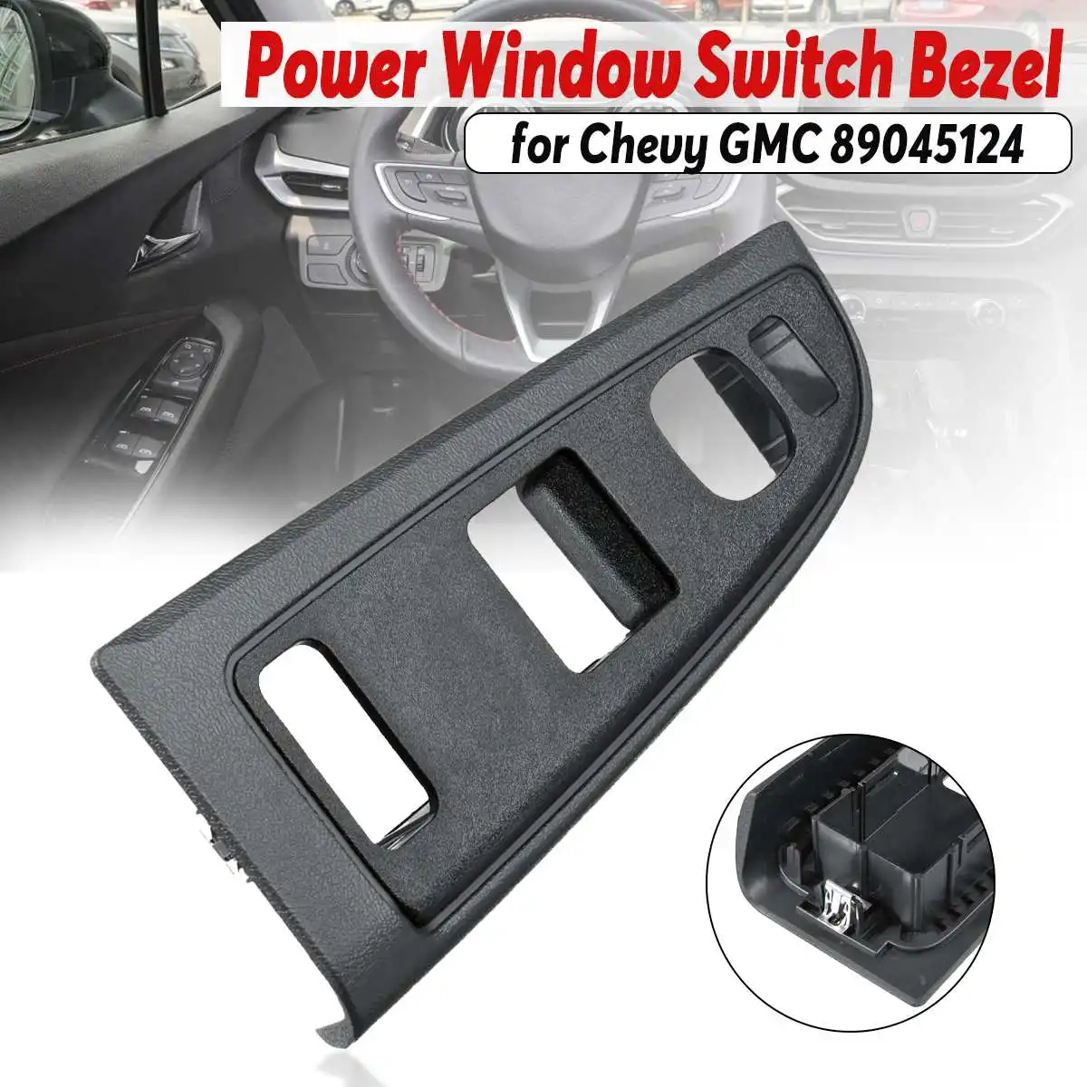 

Car Power Window Switch Bezel Pewter Front Driver Side 89045124 Fits For Chevy Silverado 1500 2500 3500 for GMC
