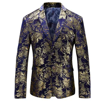 

High Quality men Blazers coats 2019 Noble and Elegant men blazer jacket Asian size S-5XL men suit jacket