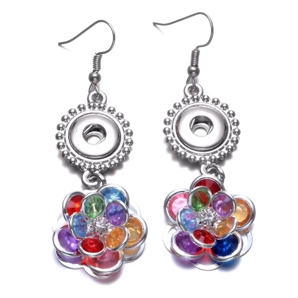 RoyalBeier Fashion Acrylic Flower Statement Earrings Ladies Bohemian Drop Dangle Earring for