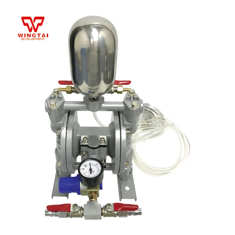 

Two Way Pneumatic Ink and Glue Diaphragm Pump BML-10C Pump With Buffer Tank