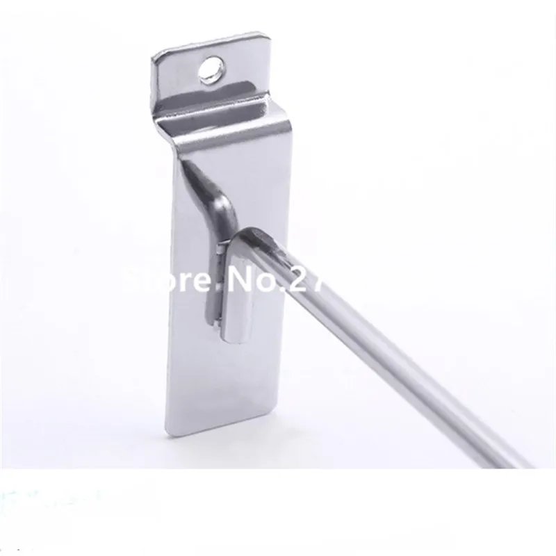 Loja de Varejo de Exibição Gancho da Parede do Slat cm de Comprimento 6mm de Diâmetro Unidades Pacote Branco Slatwall Titular Cabide 200 - 20 5 (200 unidades pacote) 20 cm de Comprimento