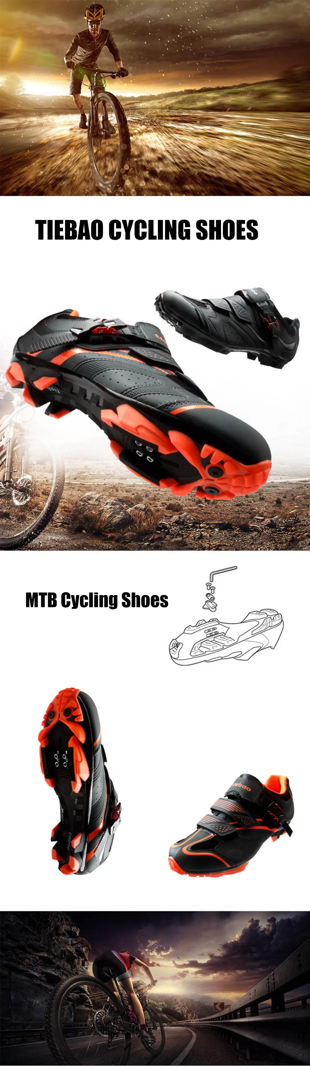 TIEBAO zapatillas ciclismo mtb mujer Superstar original Мужская гоночная обувь sapatilha ciclismo для горного велосипеда спортивная обувь для велоспорта