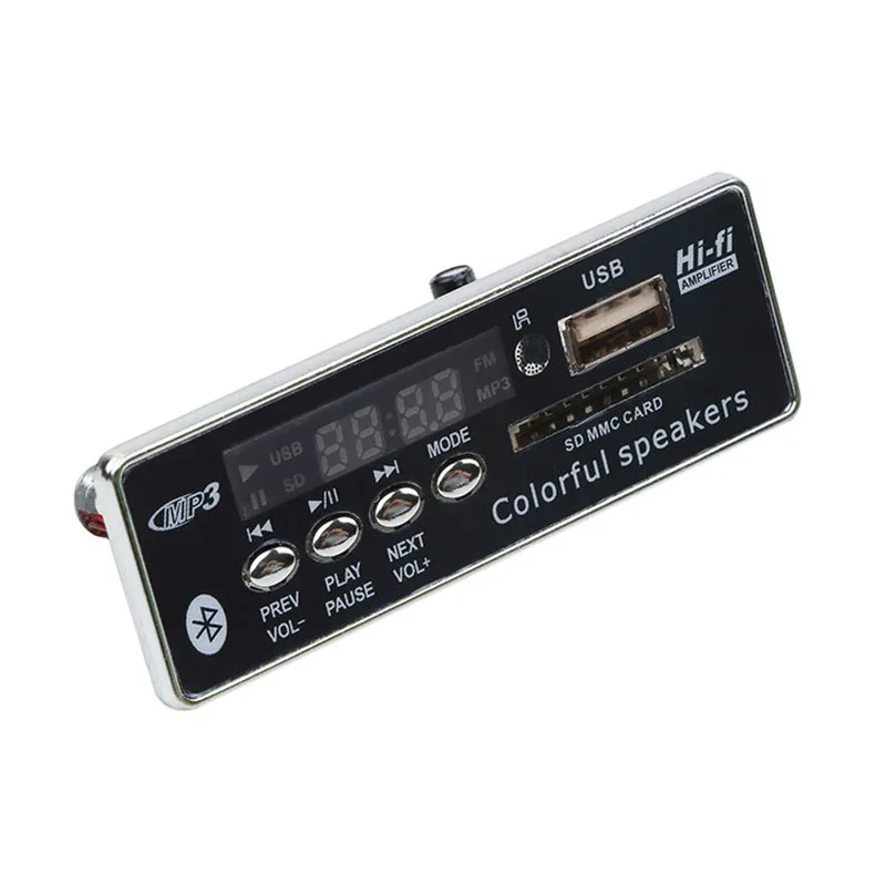 HI FI DIY Bluetooth автомобильный FM радио модуль MP3 декодер плата Mp3 Dekoder Decodificador Поддержка
