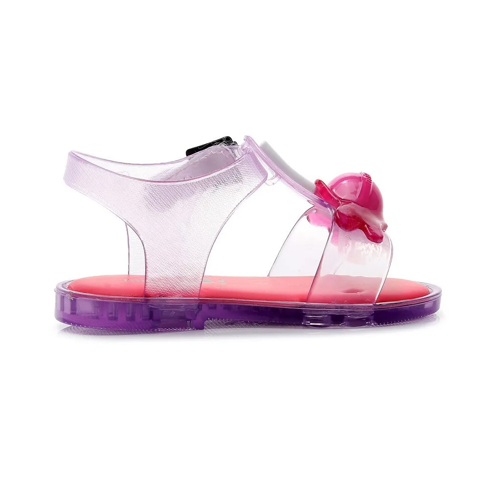 Мини сандалии Melissa с 3D леденцами Новинка лета 2019 желейные туфли для девочек
