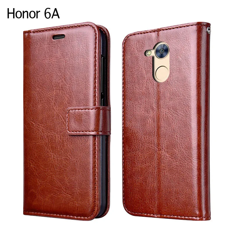 

For Huawei Honor 5X Case Honor 6X Leather Flip Cover Cases For Huawei Honor 6A Book Style Wallet Case For Huawei GR5 2017