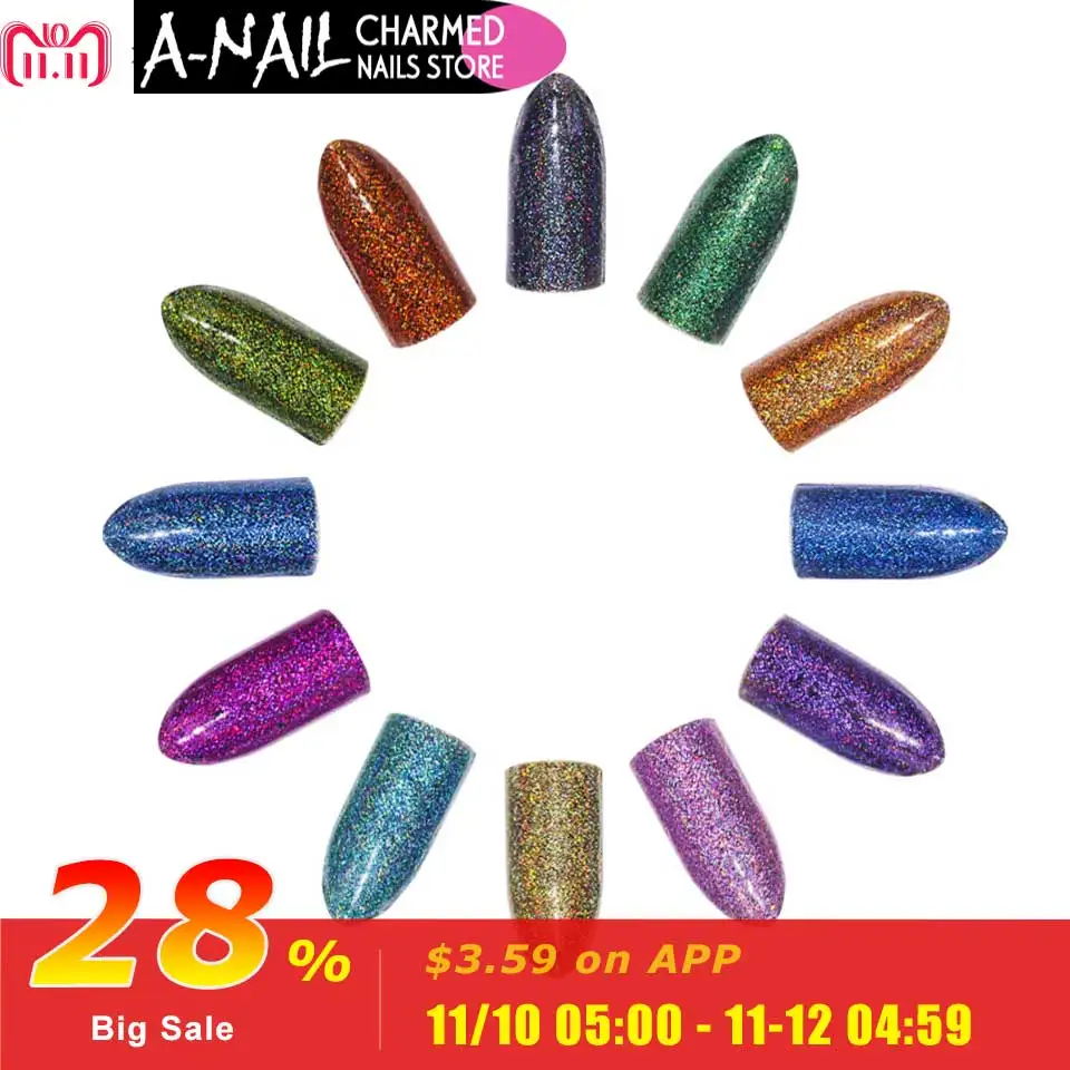 

12boxes/set 12 Colors Holographic Glitter Vtirka Powder Nail Glitter Manicure For Nails Art Chrome Pigment DIY Decorations Tools