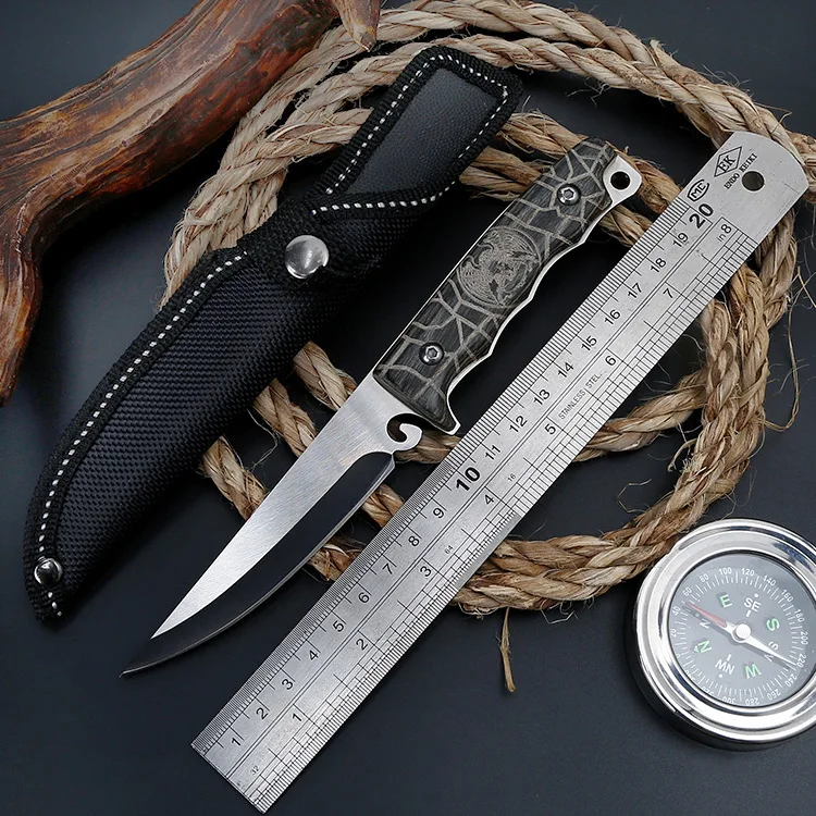 

Ganzo High-hardness sharp outdoor camping straight knife, EDC portable multi-purpose camping knife