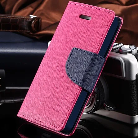 FLOVEME For iPhone 4S Cases New Hit Color Leather Ultra Flip Case For iPhone 4 4S 4G Card Holder Stand Cover Mobile Phone Bag