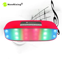 NewRixing NR-2014 Mini Bluetooth Music Speakers Portable Wireless Speaker Support Phone Calls Talking TF Card USB FM Players