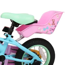 Drbike chico s tija de sillín de bicicleta, asiento de muñeca con soporte para chico, bicicleta con pegatinas decorativas para ti mismo, bicicleta de bebé, asiento de muñeca