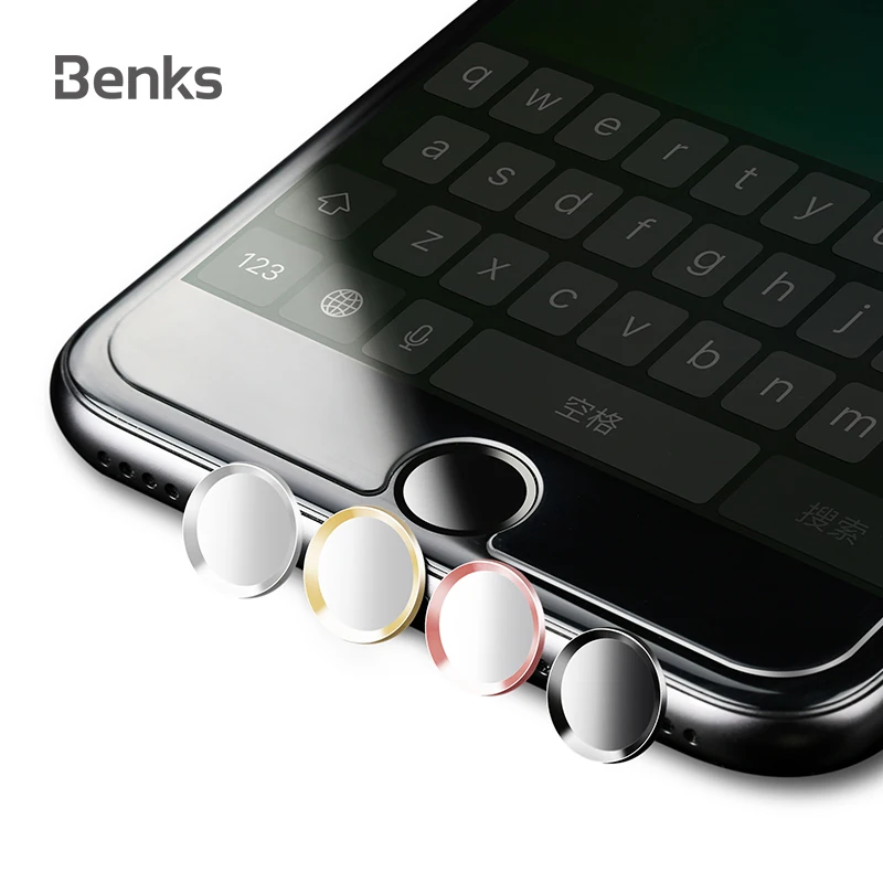 

Benks home button sticker support fingerprint unlock touch key ID for iPhone 6s plus 8 7 plus iPad