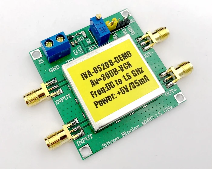 

Broadband Differential Amplifier IVA-05208 Differential Input and Differential Output Single-ended Input and Output VCA