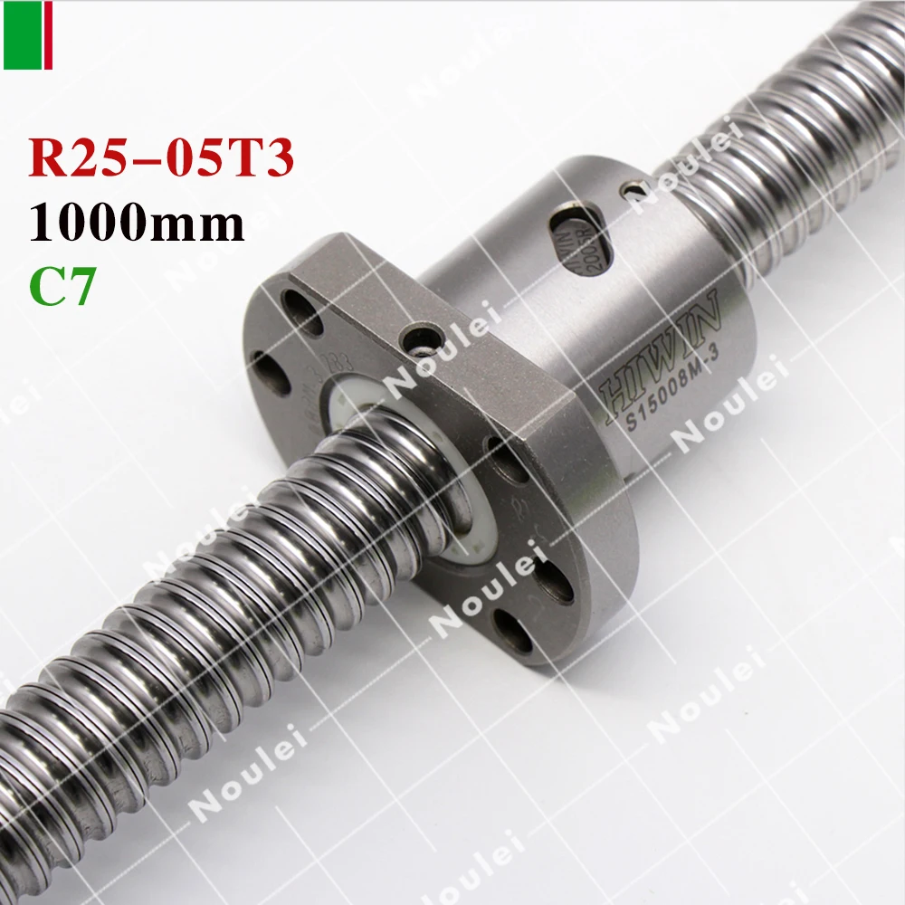 HIWIN FSI 1000mm 2505 5mm lead screw cnc ball screw set and end machined for lead screw high stability linear CNC parts