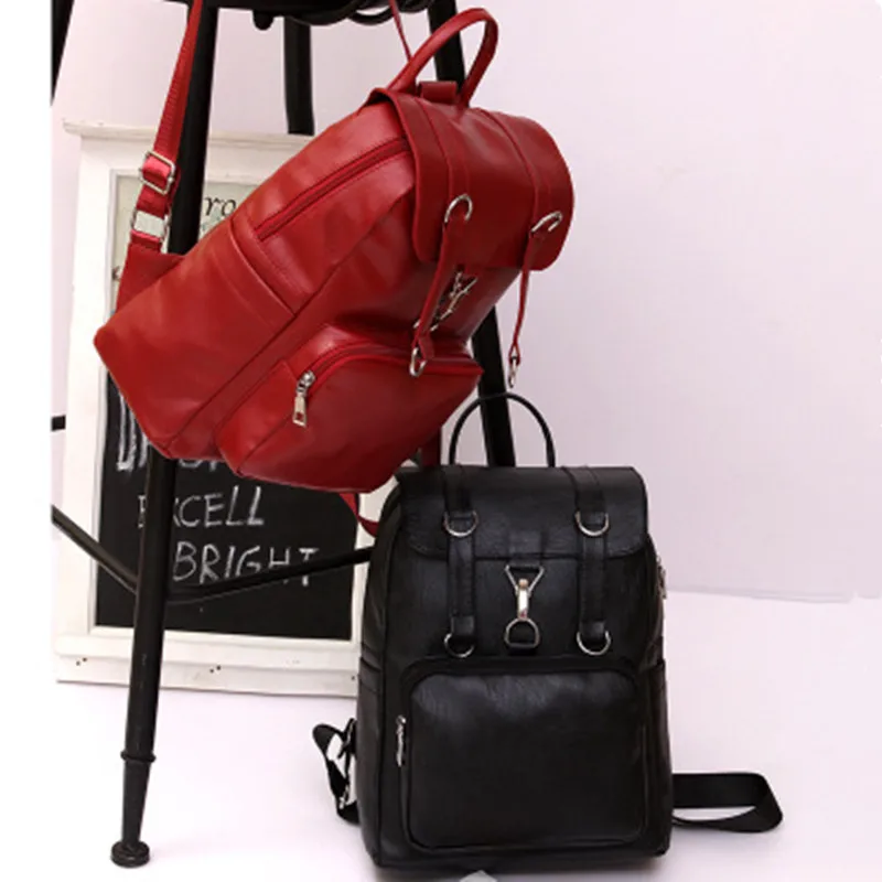 

Backpack Lady Backpack College Wind Large Capacity Simple Leisure Travel Bag