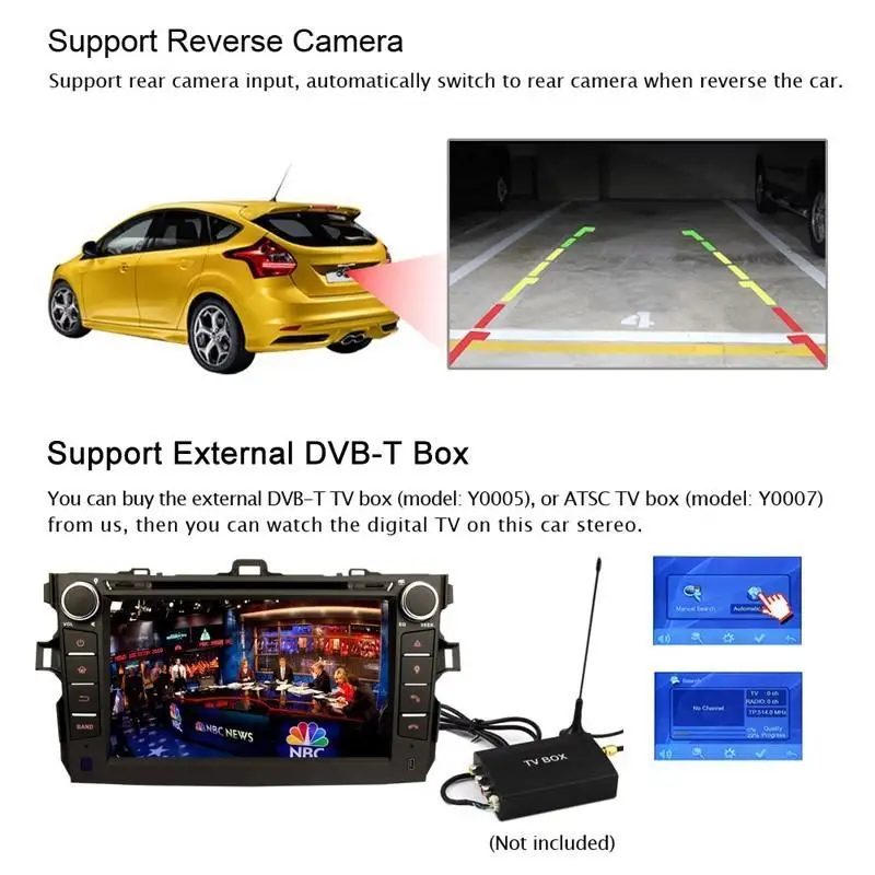 Excellent 8" Car DVD player with GPS(optional,audio Radio stereo,BT/TV,car multimedia headunit for TOYOTA COROLLA 2006 2007 2008 2009 2011 28