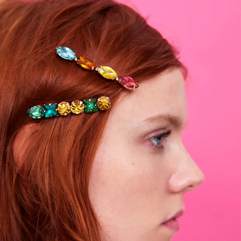 Crazy Feng Vintage Hair Pins Clip For Women Girls Fruit Style