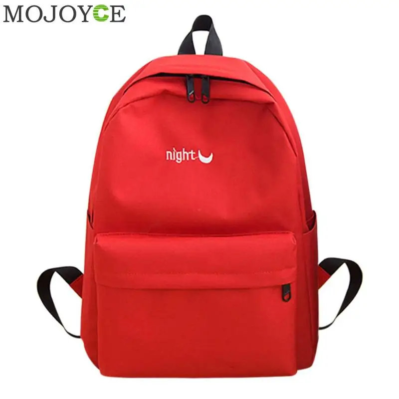

Women Backpack Day and Night Embroideried Canvas School Bag for Teenager Simple Casual Travel Large Shoulder Bag Mochila 2018