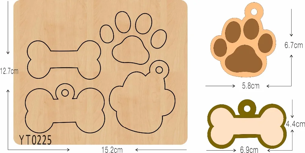 

Bones and claws DIY cutting tool die /YT0225/Scrapbook mold