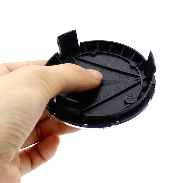 4pcs 75mm 3 pin Wheel center Hub Caps Cover cap Car Logo Emblem For Mercedes