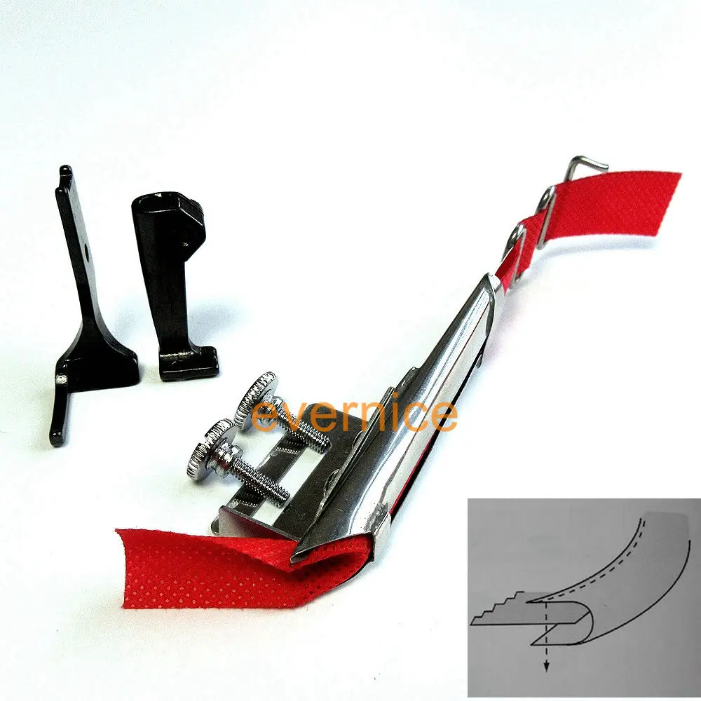 

Binding Foot+Raw Edge Plain Tape Binder For Consew 206Rb, 225, 226, 226R, 277