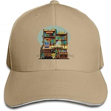 Библиотека исследование Регулируемая Сэндвич Бейсбол Кепки хлопок Бейсболка с козырьком шляпа