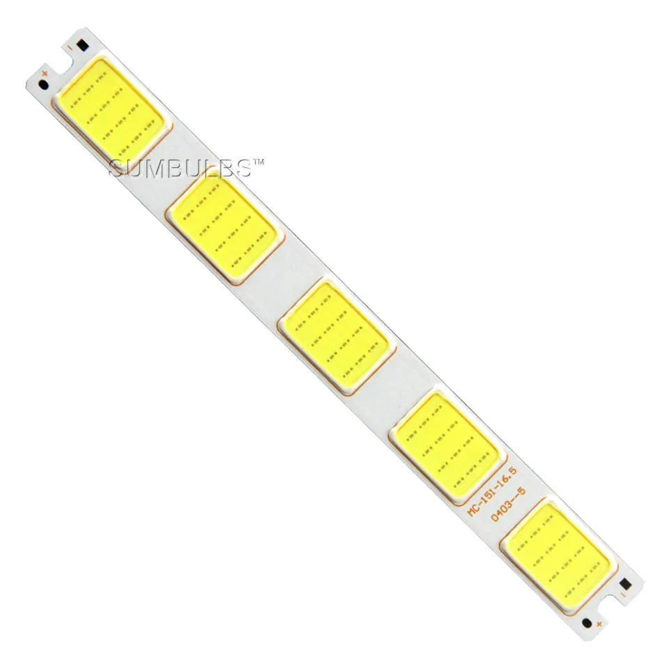 Сеточный светодиодный источник света Sumbulbs 12 В COB лампа 5 Вт белый цвет 151*16 мм для