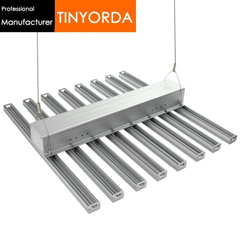 

Tinyorda TGL3526A 2 set/lot 8 in 1 (0.6M Length) 320W Led Grow Light Housing Indoor Planting DIY Grow Light Heatsink