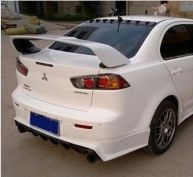 Грунтовка Задняя Крышка багажника куда крыла Спойлер для Mitsubishi Lancer 08 11 EVO 10 OEM 2008