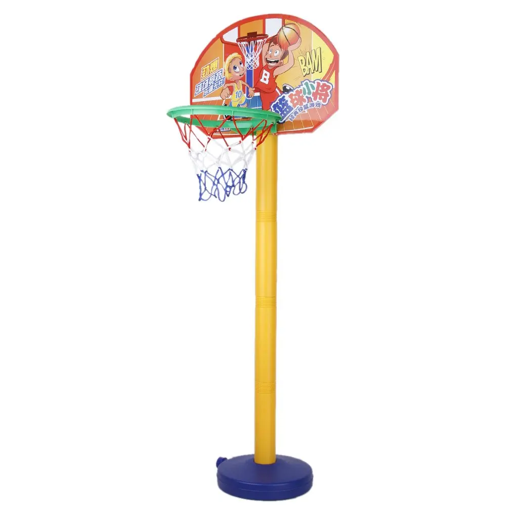 SODIAL(R)Toy Set Portable Basketball Basket Basketball Ball with