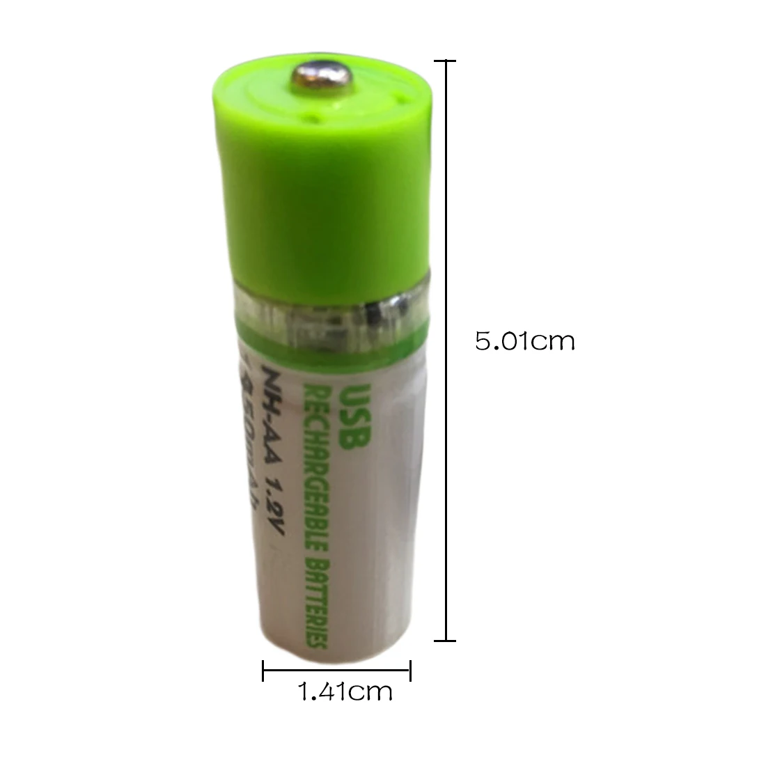 Centechia хорошая 2 шт AA батарея Nimh AA 1,2 V 1450MAH перезаряжаемая батарея Ni-MH USB AA 1450MAH