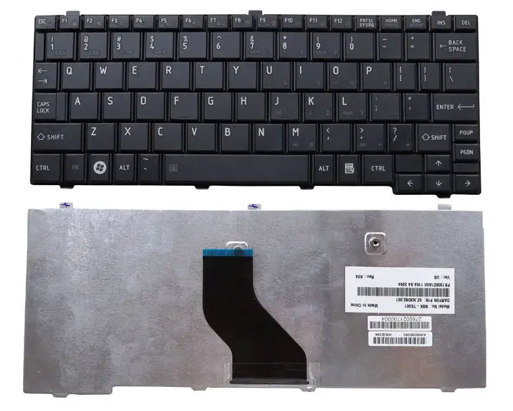 

NEW notebook keyboard for TOSHIBA T110 NB200 NB201 NB202 NB205 NB255 NB250 NB500 NB520 laptop keyboard US Black